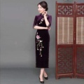 古蕴重工刺绣旗袍  (67)